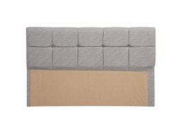 Hanah Home Cabecero Vitalia 120 - Grey, Gris, 120 cm Alto, 97 cm Ancho